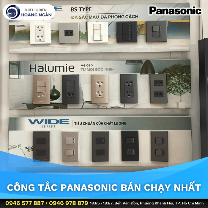 10+ dòng ổ cắm Panasonic chính hãng Nhật Bản, sử dụng nhiều nhất 2025
