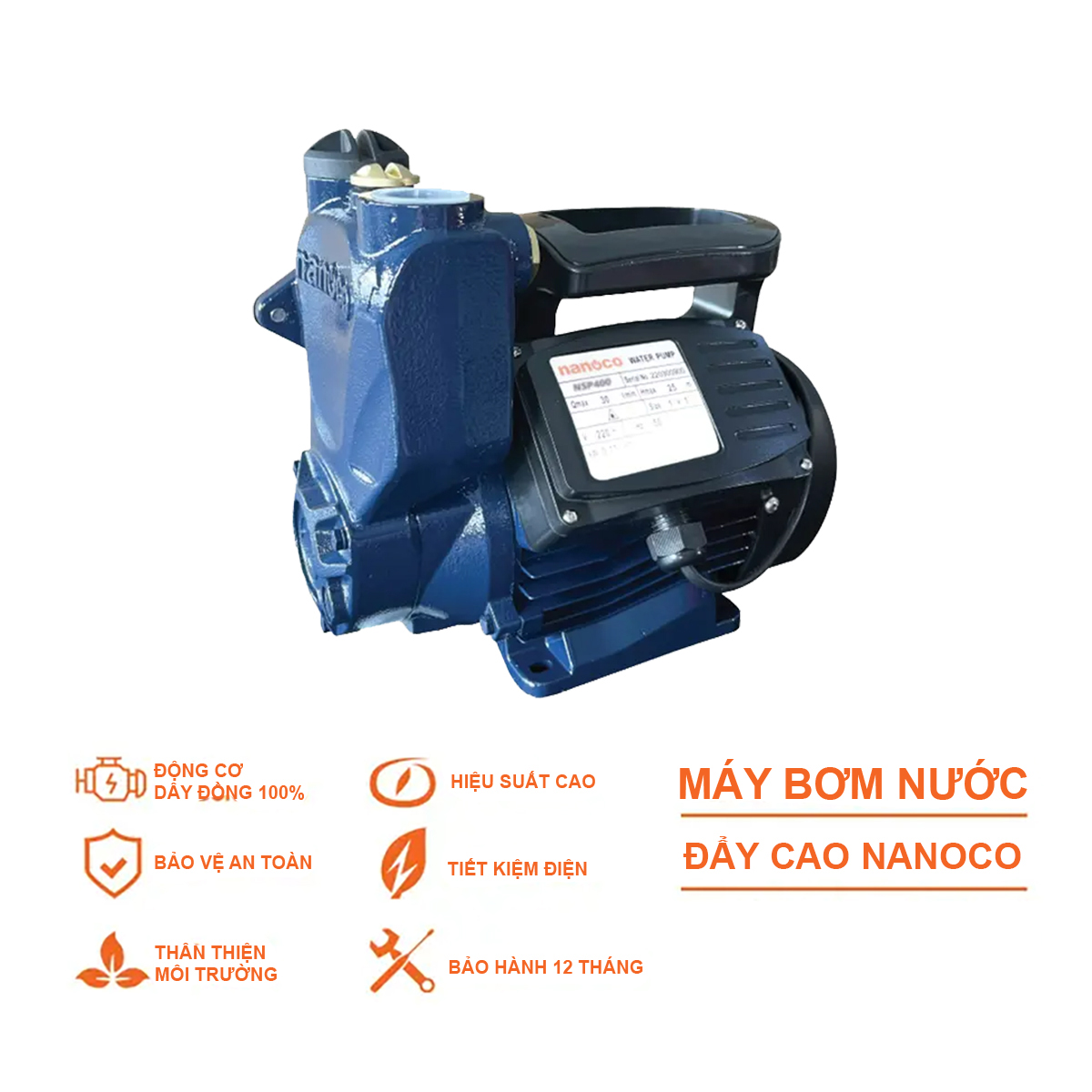 Máy Bơm Nước Đẩy Cao Nanoco