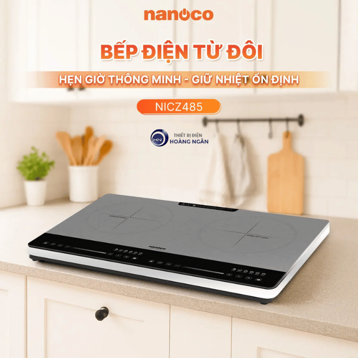 Bếp Điện Từ Đôi Nanoco NICZ485