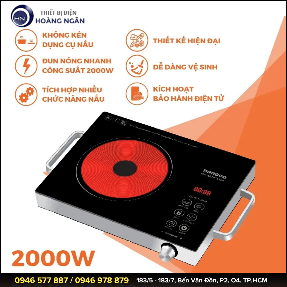 Bếp hồng ngoại Nanoco NICL350