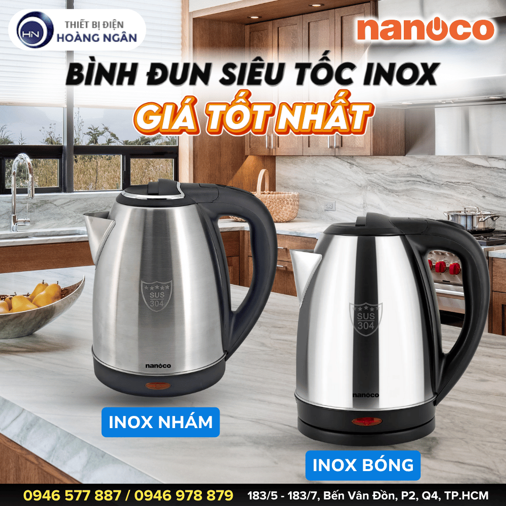 Bình Đun Siêu Tốc Nanoco NKT1886N