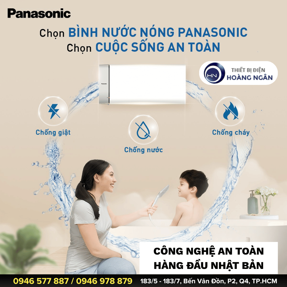 Bình Nước Nóng Gián Tiếp Panasonic DH-15HBMVW, DH-20HBMVW, DH-30HBMVW
