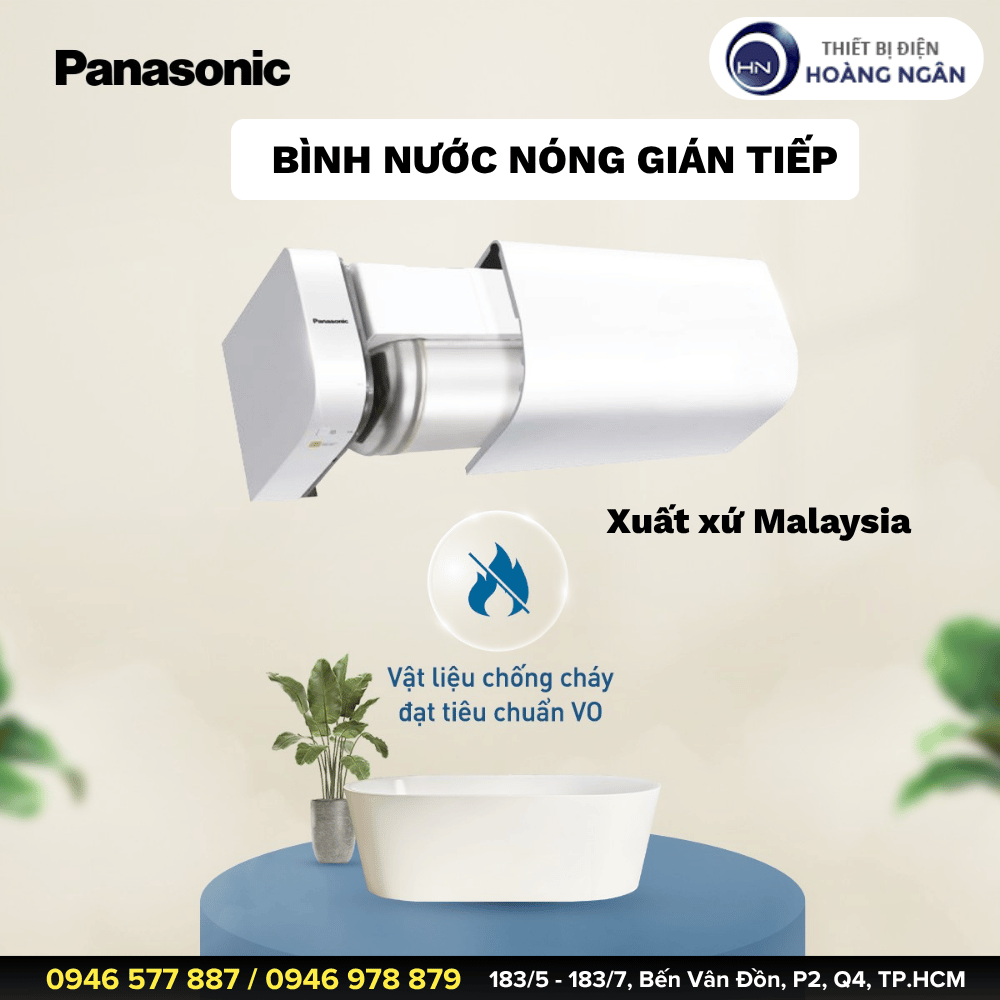 Bình Nước Nóng Gián Tiếp Panasonic DH-15HBMVW, DH-20HBMVW, DH-30HBMVW