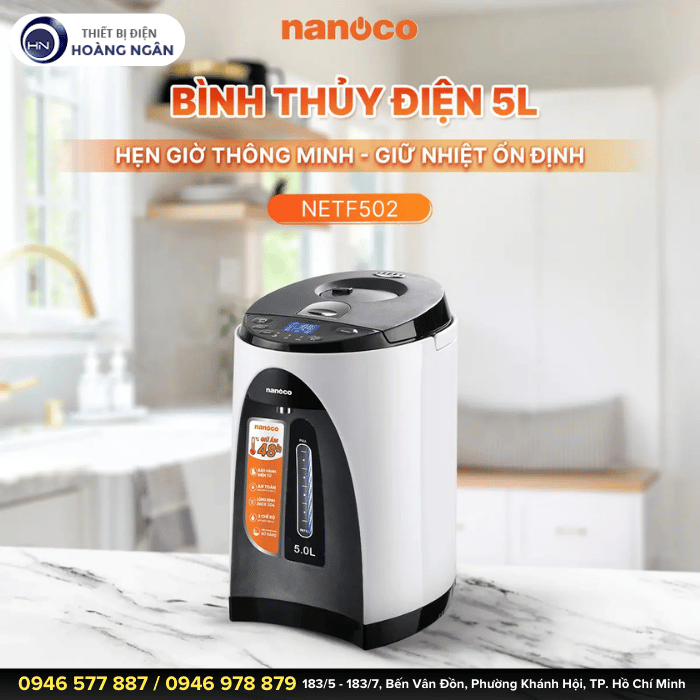 Bình Thủy Điện Nanoco NETF502