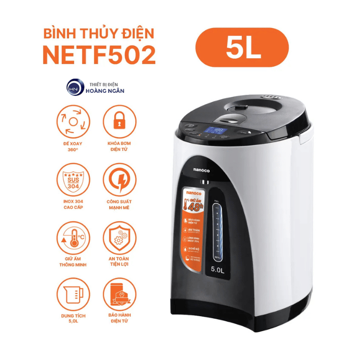 Bình Thủy Điện NETF502 Nanoco