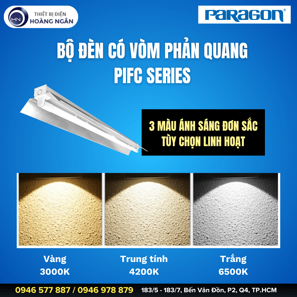Bộ Đèn Có Vòm Phản Quang Paragon PIFC Series