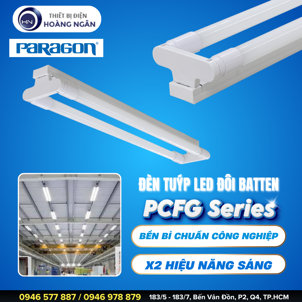Bộ Đèn LED Tuýp kiểu Batten Paragon PCFG Series