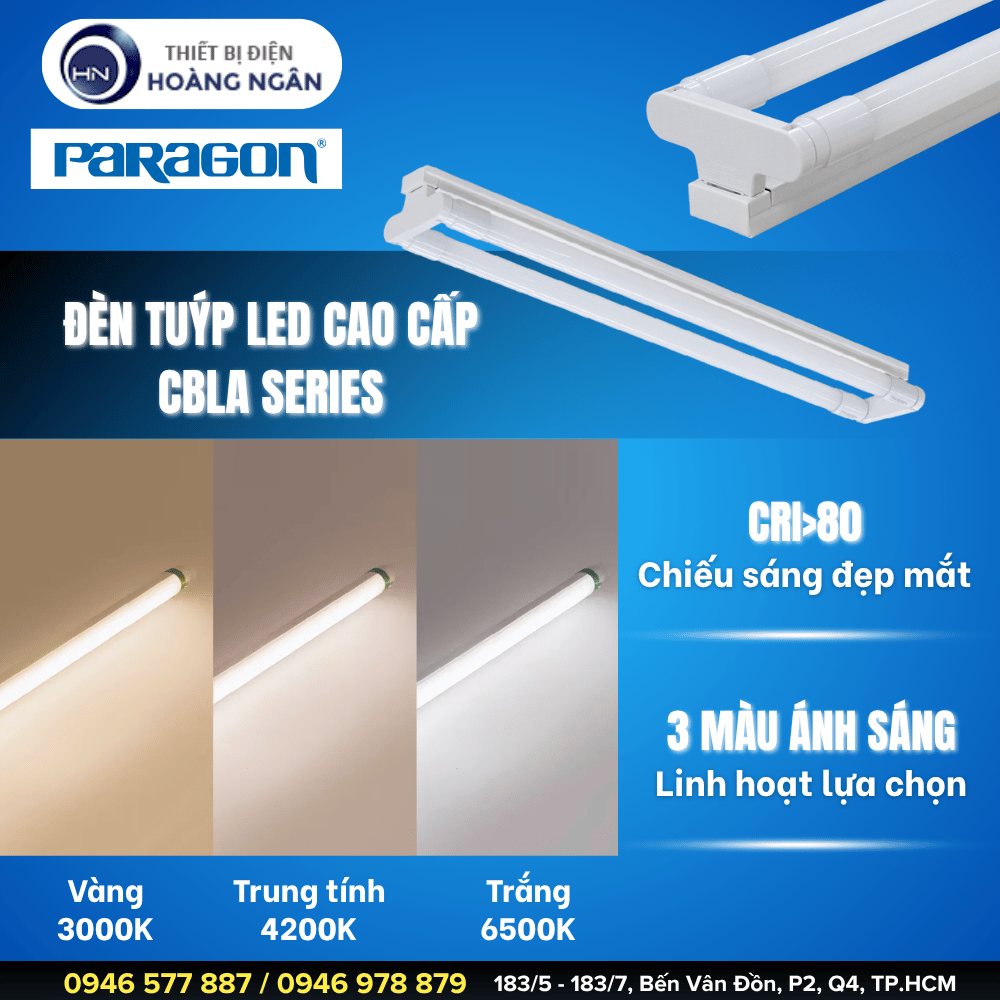 Bộ Đèn Tuýp LED Kiểu Batten Paragon CBLA Series