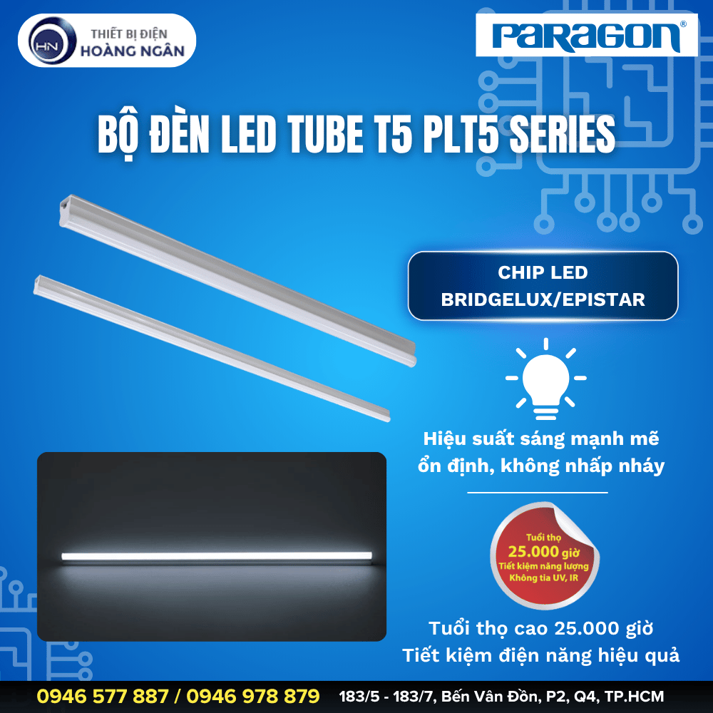 Bộ Đèn Tuýp LED T5 Paragon PLT5 Series