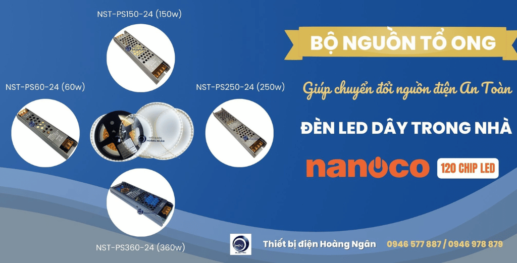 Đèn LED Dây Trong Nhà 24V NANOCO