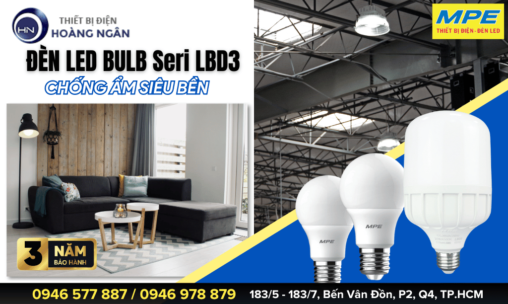 Bóng Đèn LED Bulb MPE - Seri LBD3