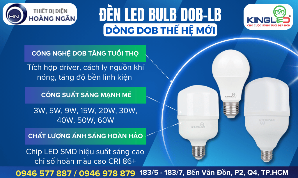 Bóng Đèn LED Bulb DOB-LB Series