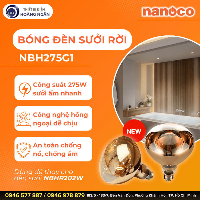 Bóng Đèn Sưởi Rời NBH275G1 Nanoco