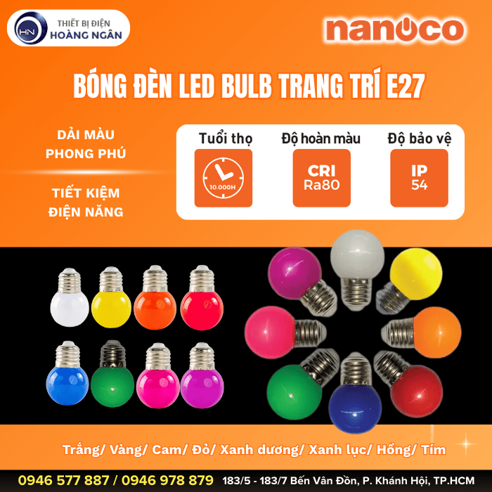 Bóng Đèn Trang Trí E27 Nanoco