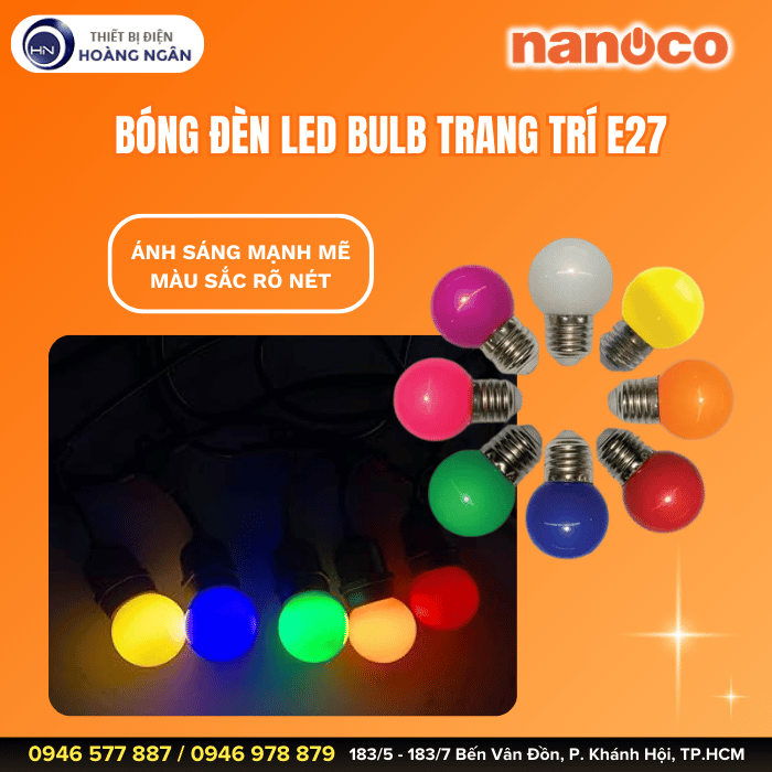 Bóng Đèn Trang Trí E27 Nanoco