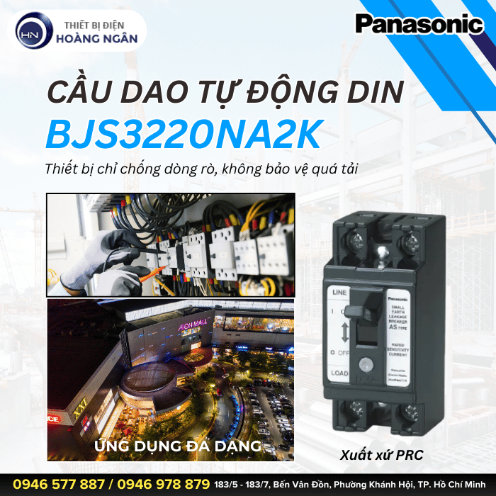 Cầu Dao Chống Rò Panasonic BJS3220NA2K