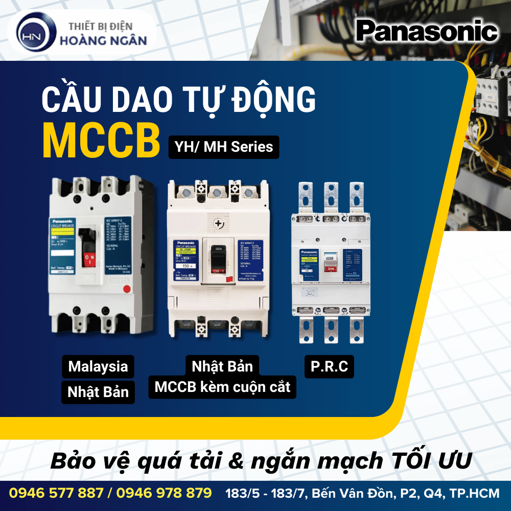 Cầu Dao Đóng Ngắt Mạch Điện MCCB của Panasonic