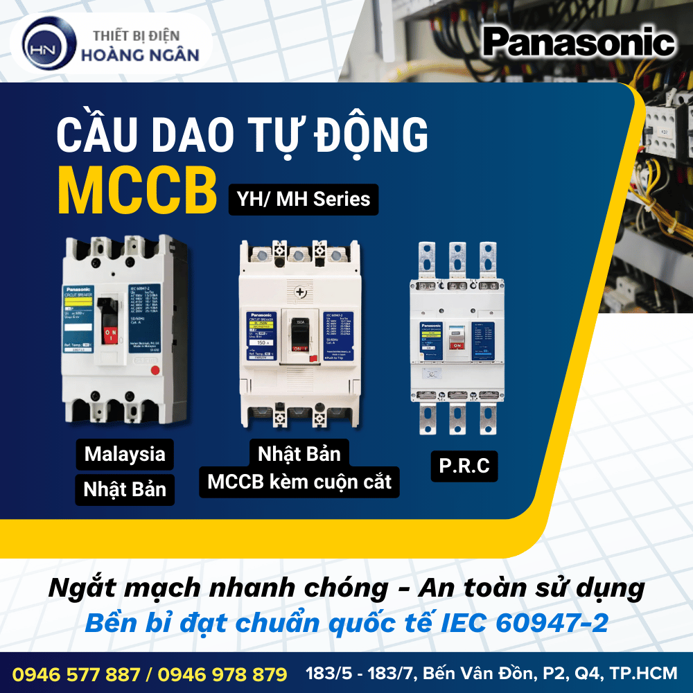 Cầu Dao Đóng Ngắt Mạch Điện MCCB Panasonic