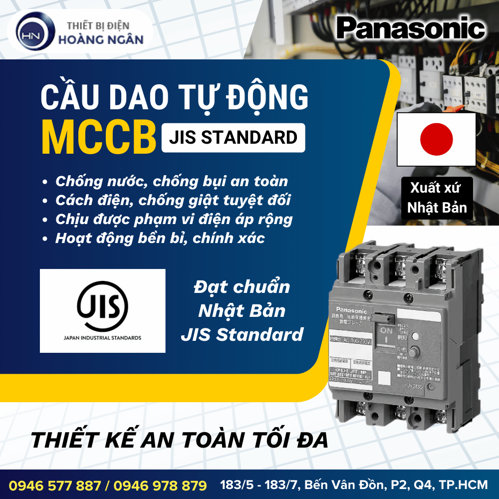 Cầu Dao Đóng Ngắt Mạch Điện MCCB Panasonic