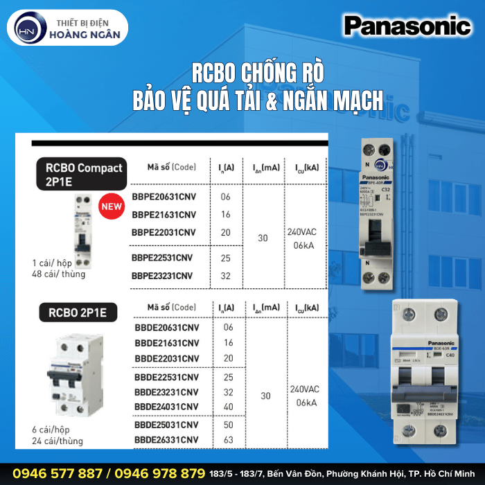 CB Chống Giật Panasonic