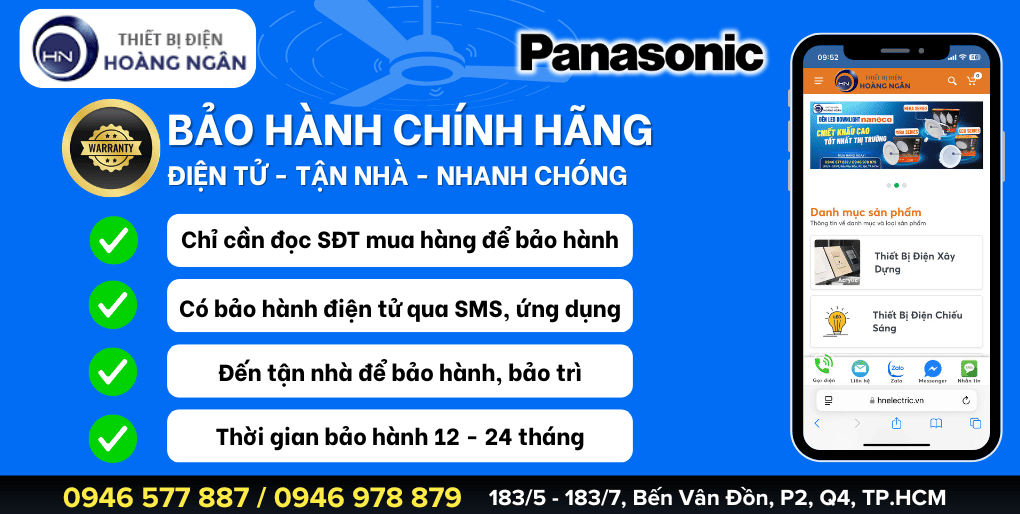 Chính sách bảo hành Panasonic