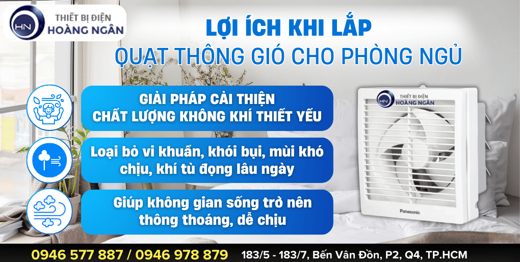 Có nên lắp Quạt Thông Gió Phòng Ngủ không Tiêu chí chọn sản phẩm phù hợp