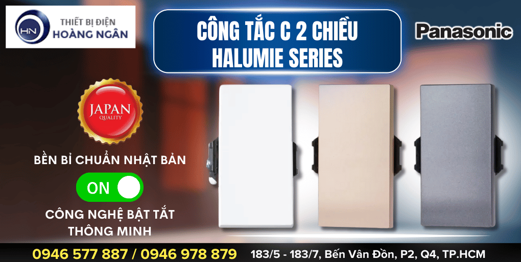 Công Tắc 2 Chiều Panasonic Dòng Halumie Series