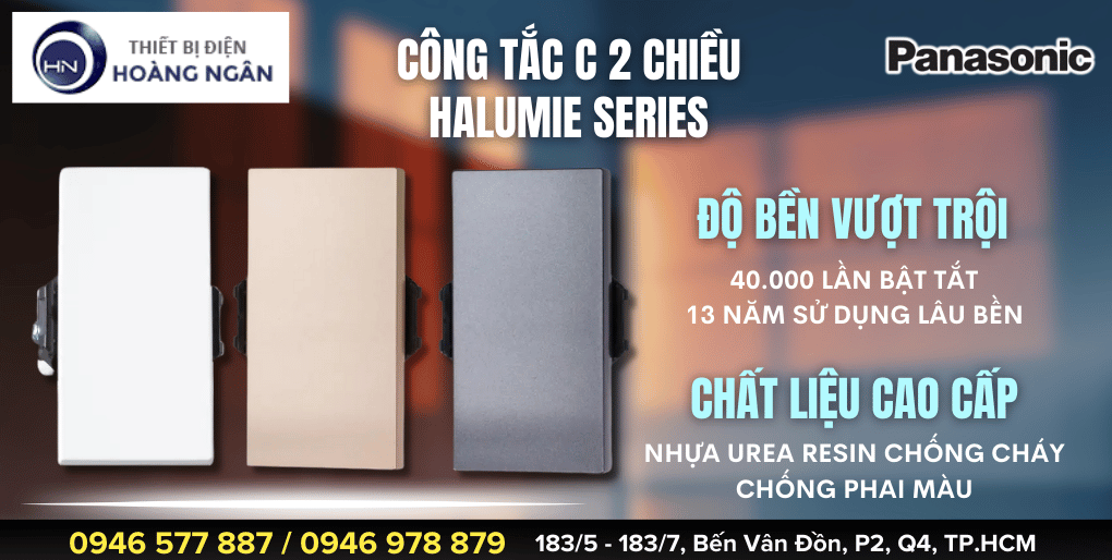 Công Tắc 2 Chiều Panasonic Dòng Halumie Series