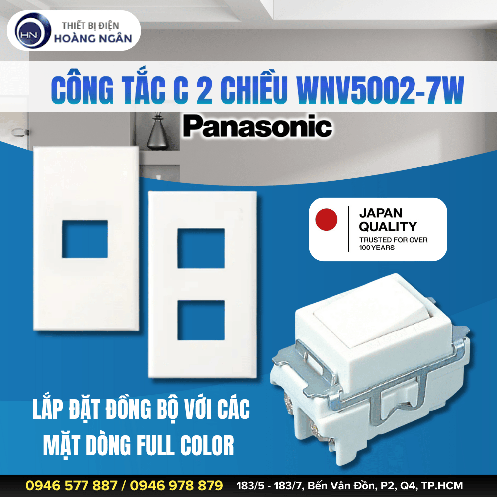 Công Tắc 2 Chiều Panasonic WNV5002-7W