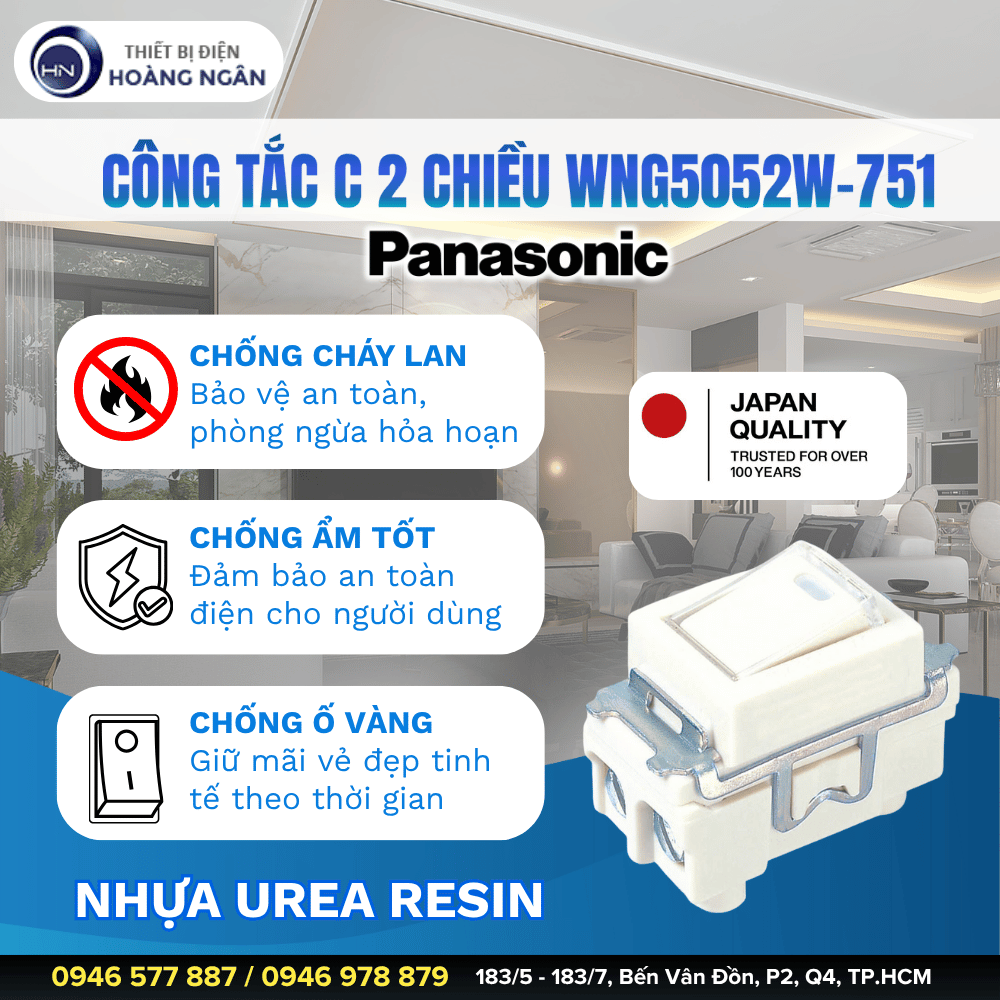 Công Tắc 2 Chiều Panasonic WNG5052W-751