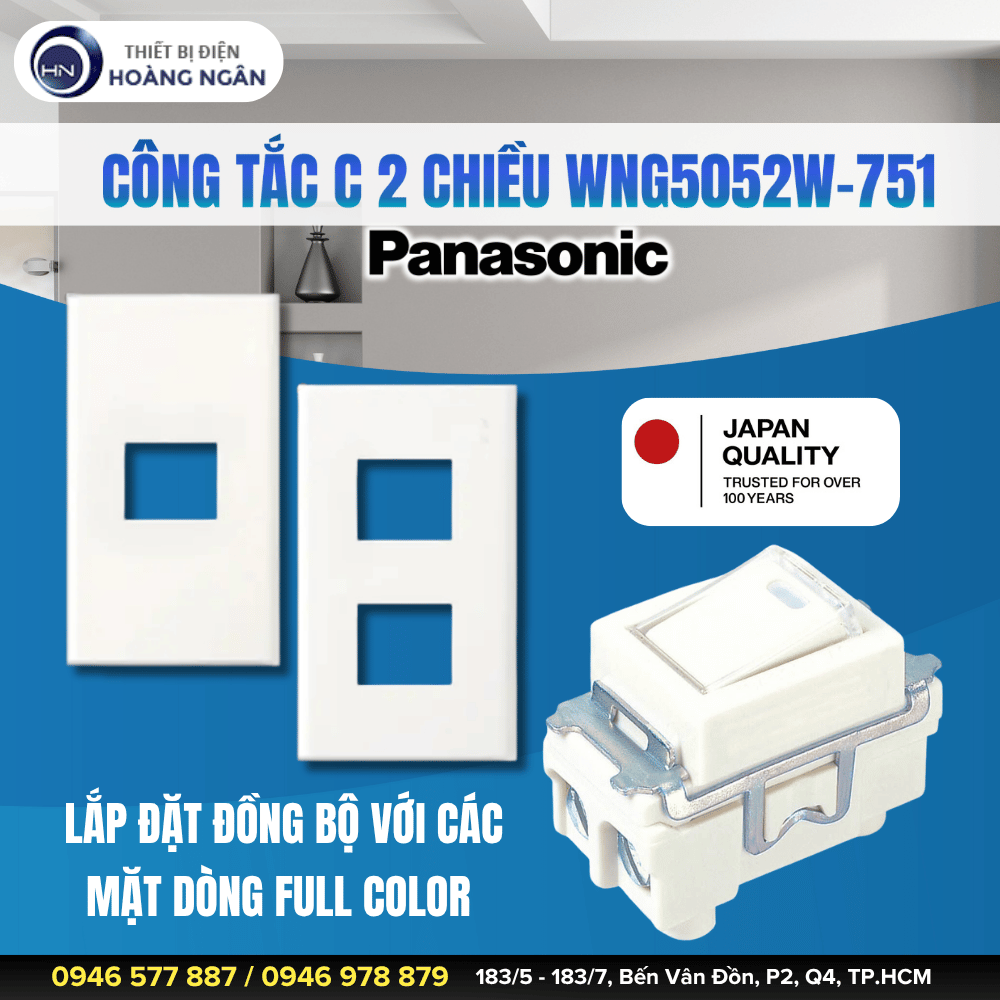 Công Tắc 2 Chiều Panasonic WNG5052W-751