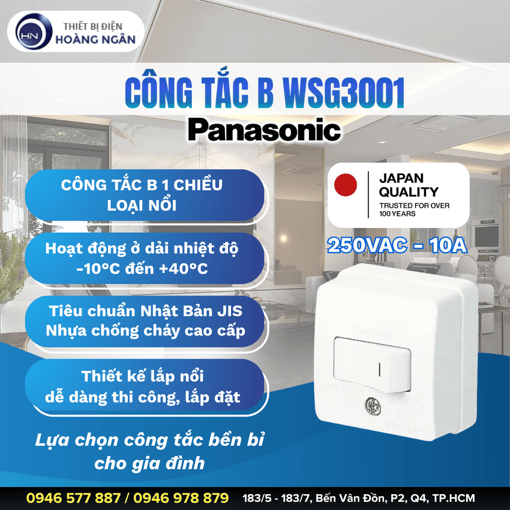 Công Tắc B Panasonic WSG3001