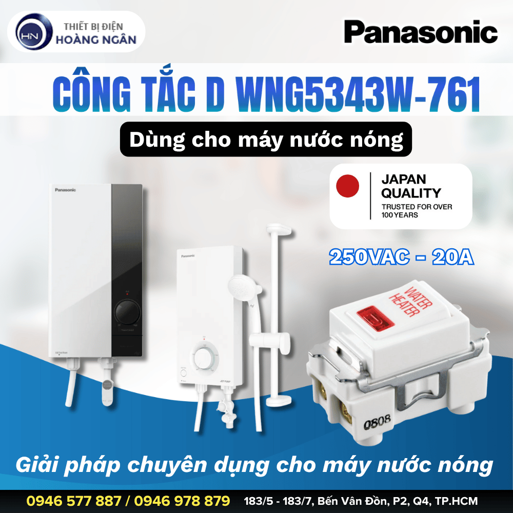 Công Tắc D Panasonic WNG5343W-761