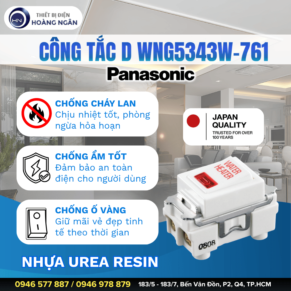 Công Tắc D Panasonic WNG5343W-761