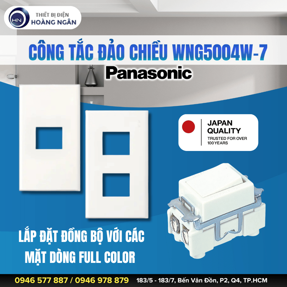 Công Tắc Đảo Chiều Panasonic WNG5004W-7