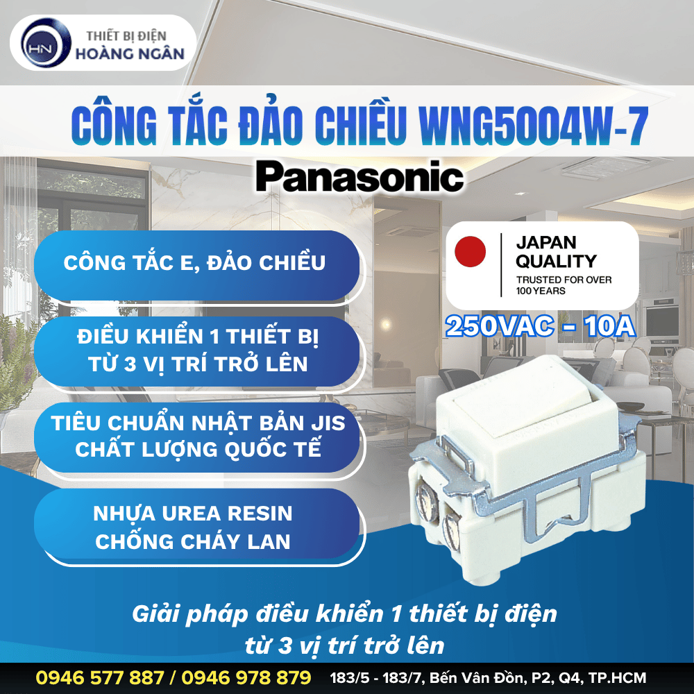 Công Tắc Đảo Chiều WNG5004W-7 Panasonic