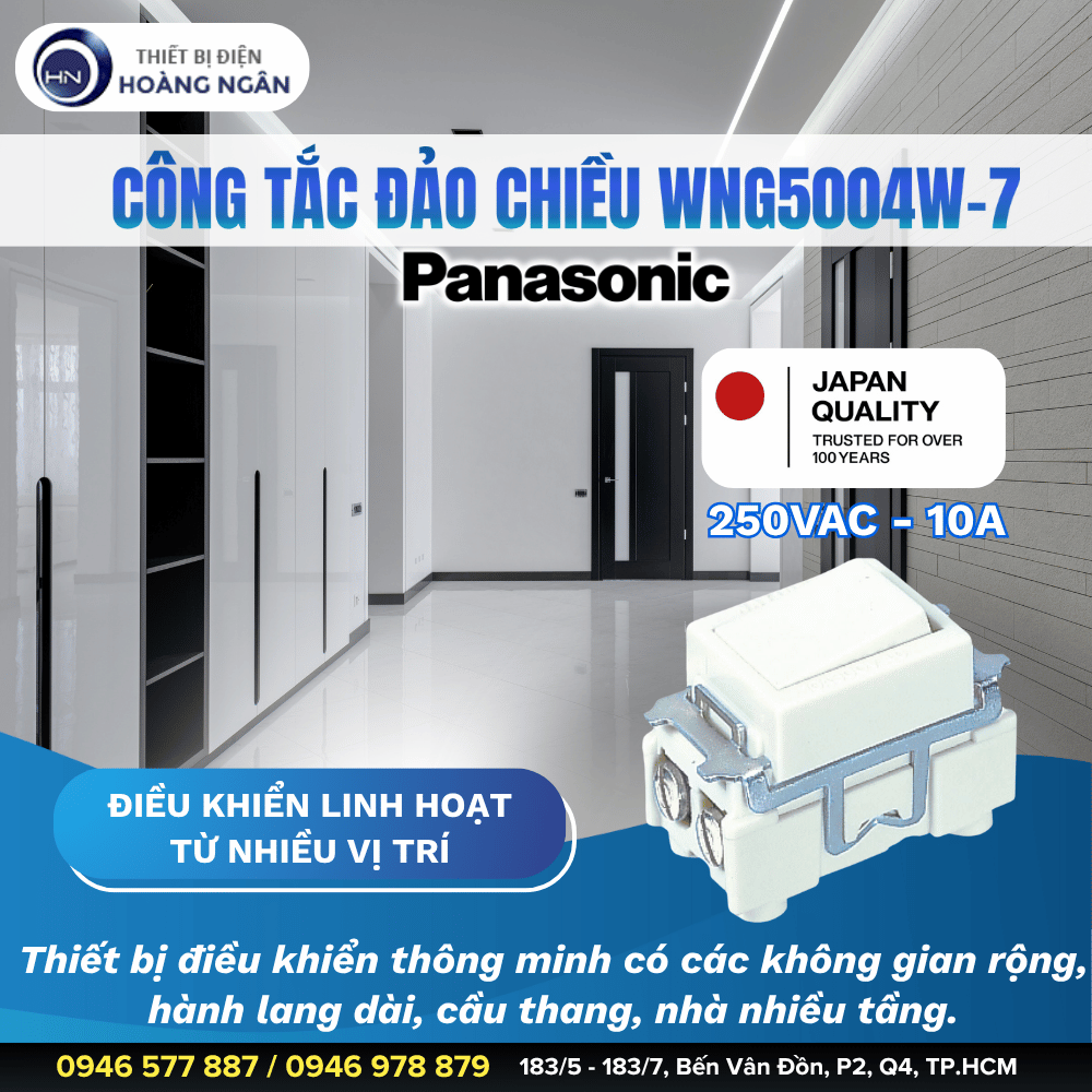 Công Tắc Đảo Chiều WNG5004W-7 Panasonic