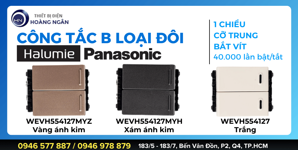 Công Tắc Đôi Panasonic WEVH554127