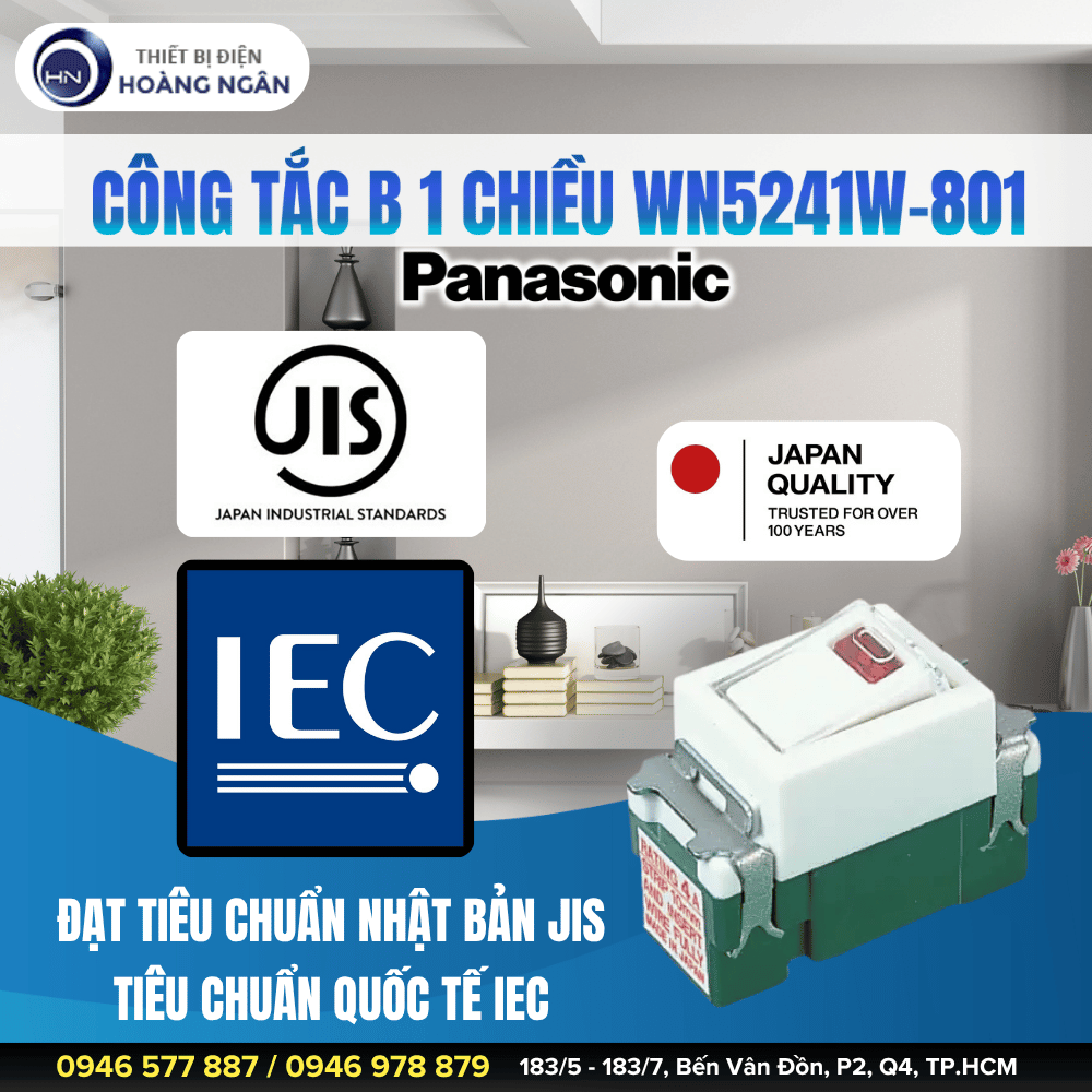 Công Tắc Đơn Panasonic WN5241W-801