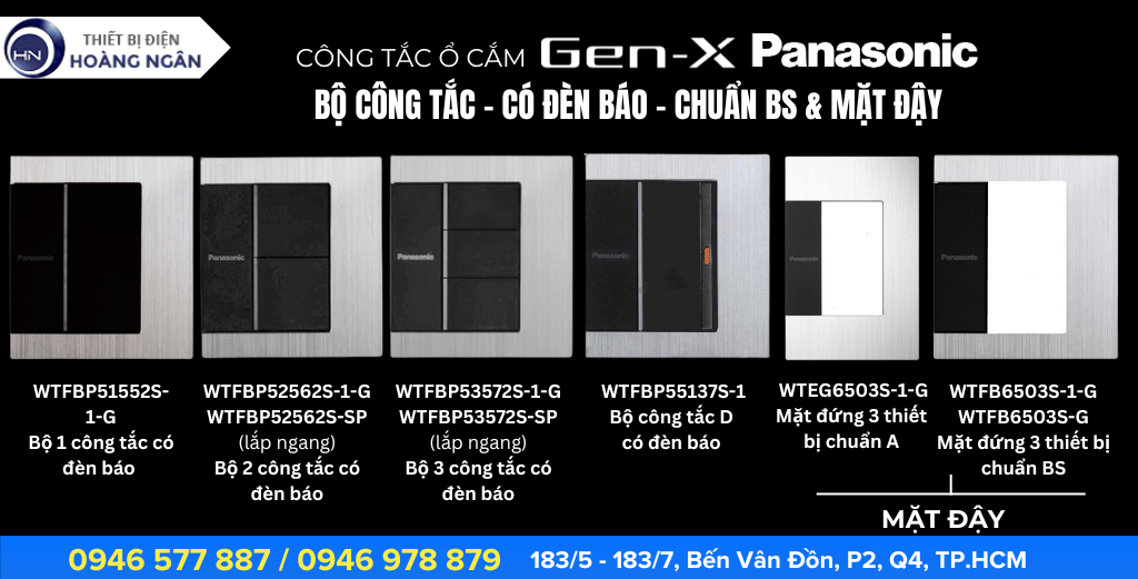 Công Tắc Ổ Cắm Panasonic Gen-X