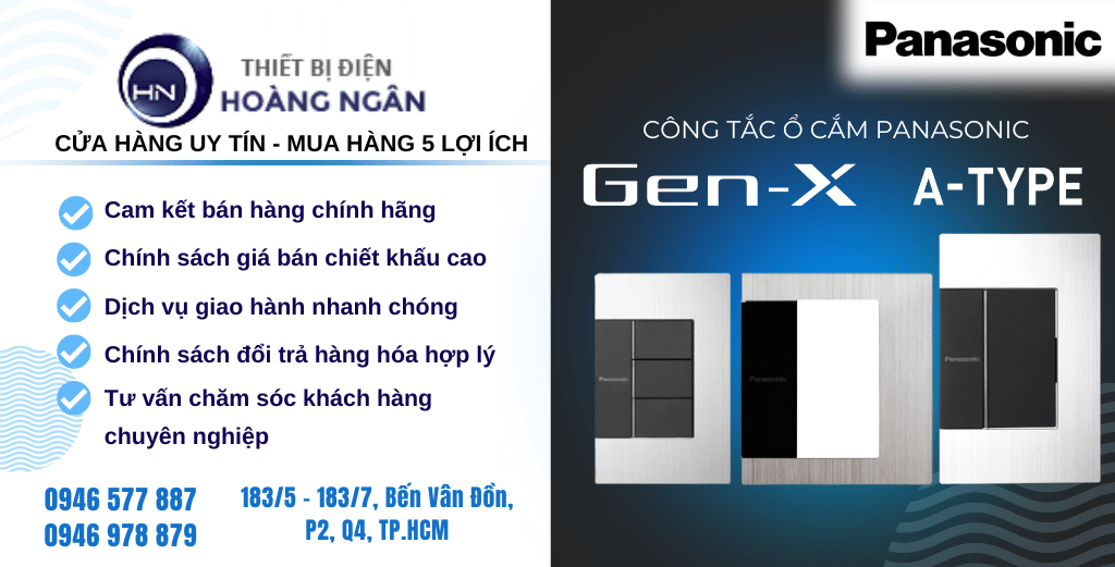 Công Tắc Ổ Cắm Panasonic Gen-X cao cấp chính hãng