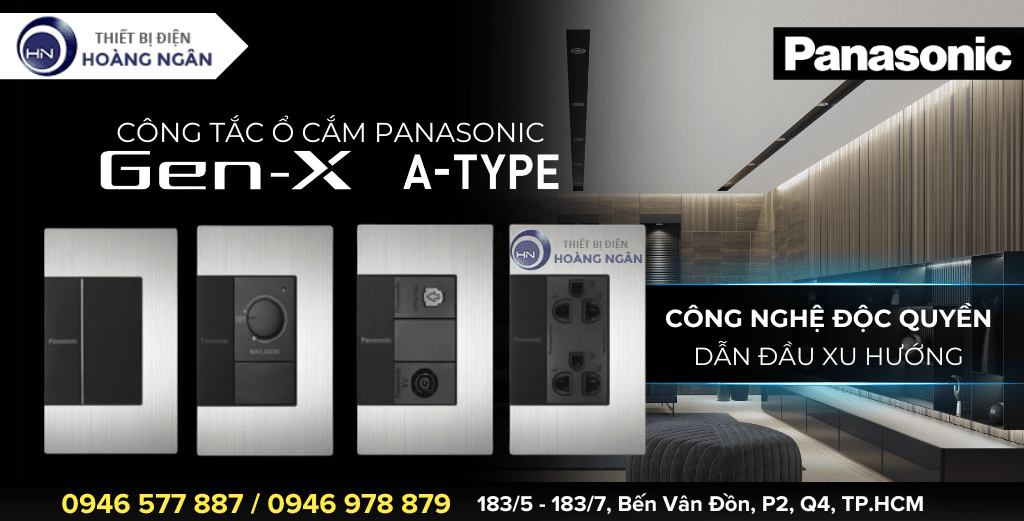 KHÁM PHÁ CÔNG TẮC Ổ CẮM PANASONIC GEN-X CÔNG NGHỆ TIÊN PHONG - THIẾT KẾ CAO CẤP 