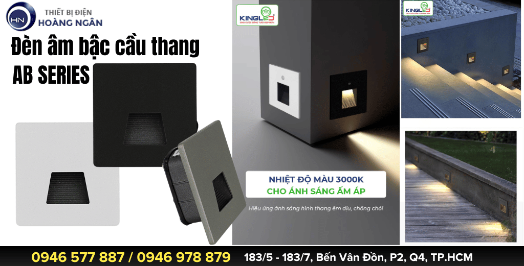 Đèn Âm Bậc Cầu Thang AB Series KingLED