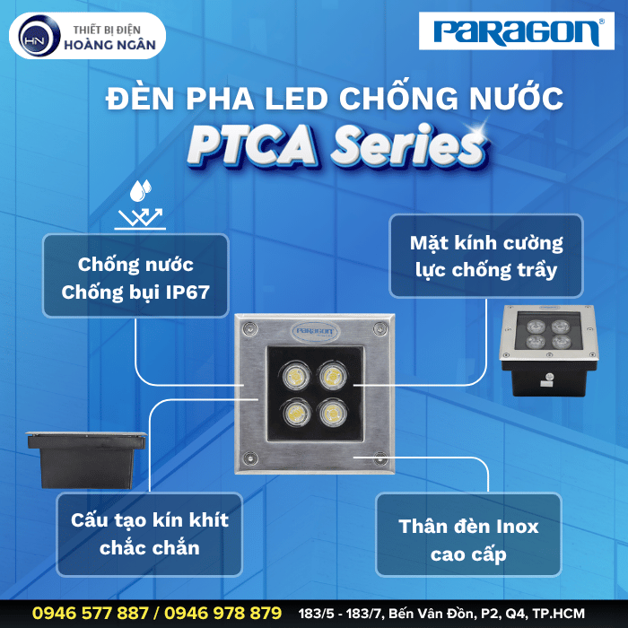 Đèn Âm Đất Ngoài Trời Paragon PRGS Series
