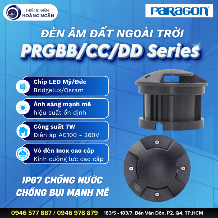 Đèn Âm Đất Ngoài Trời Paragon PRGBBCCDD Series