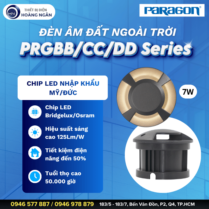 Đèn Âm Đất Ngoài Trời Paragon PRGBBCCDD Series