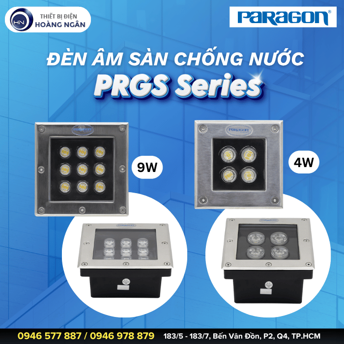 Đèn Âm Sàn Ngoài Trời Paragon PRGS Series