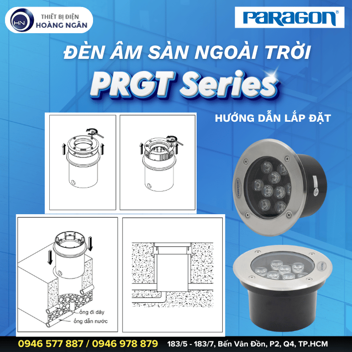 Đèn Âm Sàn Ngoài Trời Paragon PRGT Series