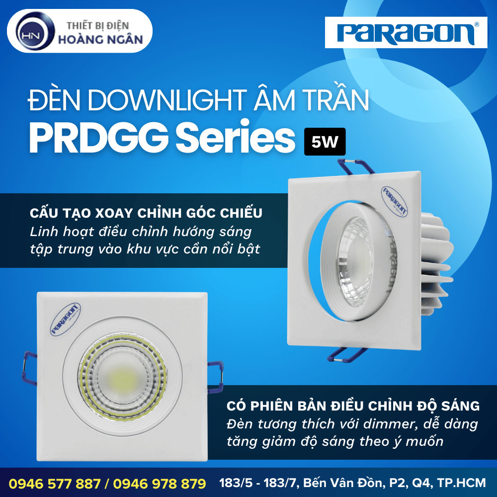 Đèn Âm Trần Downlight Paragon PRDGG Series