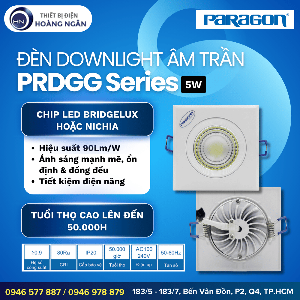 Đèn Âm Trần Downlight PRDGG Series Paragon